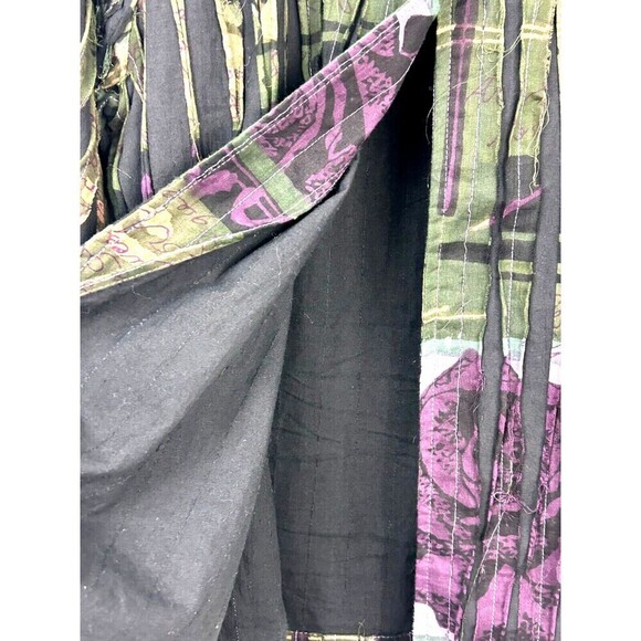 Tantrums Womens Size XL Purple Jacket One Button Babydoll 3/4 Sleeve Artsy E2 - Picture 7 of 11